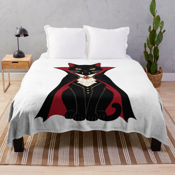 Item preview, Vampire Black Cat Halloween Spooky Feline designed and sold by BearLoveDesign.
