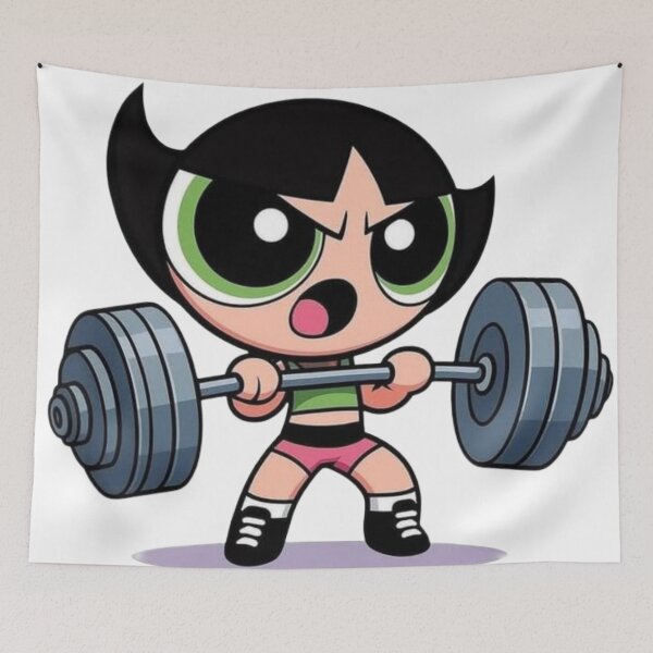 Item preview, Bellota Lifting Weights - The Powerpuff Girls Gym designed and sold by conamor-bymel.