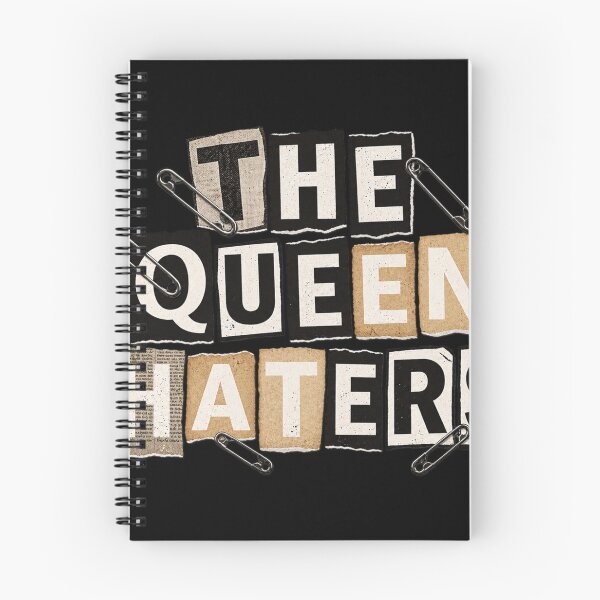 Item preview, The Queen Haters – Vintage Ransom Note Collage designed and sold by StickerNov.