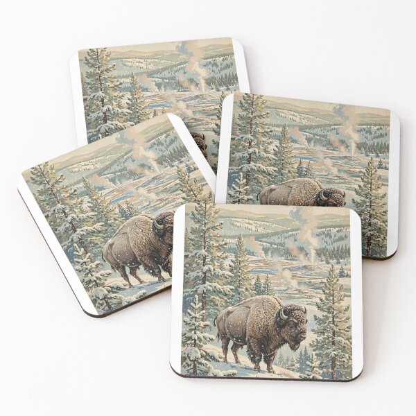 Item preview, Vintage Yellowstone National Park designed and sold by Planning with Brendan.