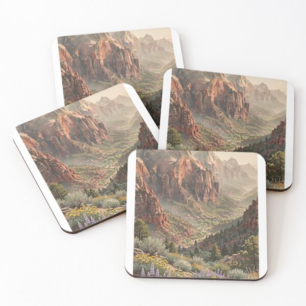 Item preview, Vintage Zion National Park designed and sold by Planning with Brendan.