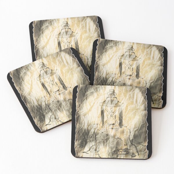 Item preview, Lantern Lit Forest Path Retro designed and sold by ShopCNTS.