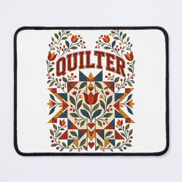 Item preview, Folk Art Quilt Pattern Quilter Sewing Design designed and sold by justinhmorton.