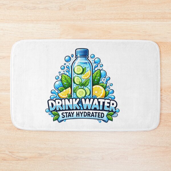 Artikelvorschau, Trinken Sie Wasser, bleiben Sie hydriert für ein gesundes und langes Leben. entworfen und verkauft von Afnan Store.