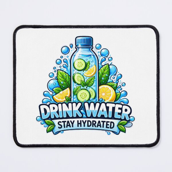 Item preview, Drink water stay hydrated for healthy life and long live designed and sold by Afnan Store.