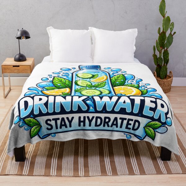 Item preview, Drink water stay hydrated for healthy life and long live designed and sold by Afnan Store.