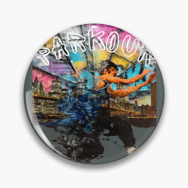 Item preview, Parkour Street Art Colorful Urban Collage designed and sold by Szpaku desart .