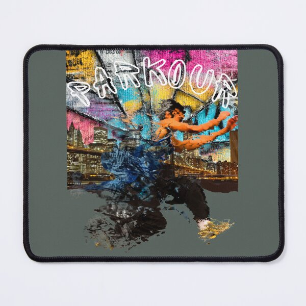 Item preview, Parkour Street Art Colorful Urban Collage designed and sold by Szpaku desart .