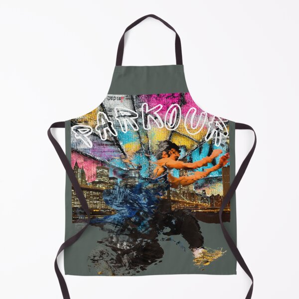 Item preview, Parkour Street Art Colorful Urban Collage designed and sold by Szpaku desart .