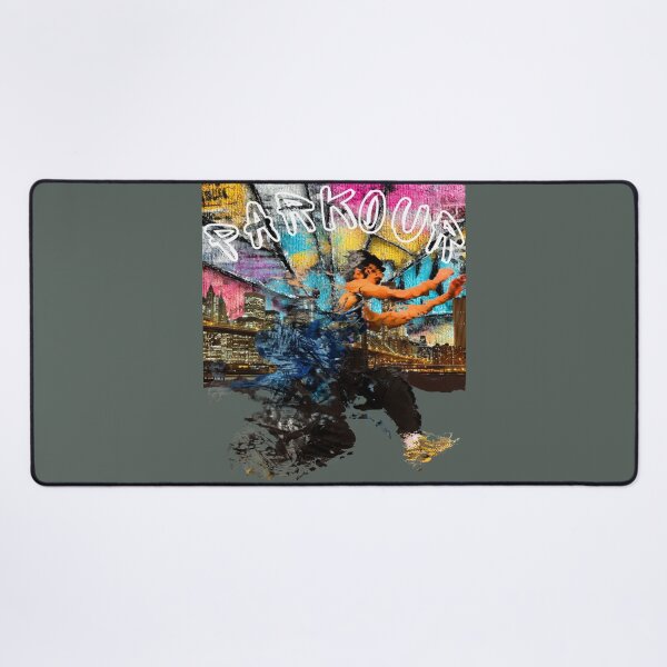 Item preview, Parkour Street Art Colorful Urban Collage designed and sold by Szpaku desart .