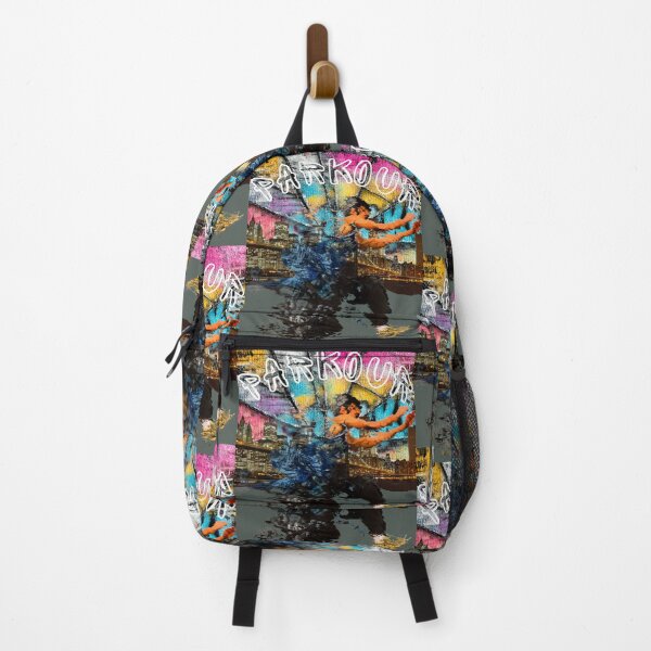 Item preview, Parkour Street Art Colorful Urban Collage designed and sold by Szpaku desart .