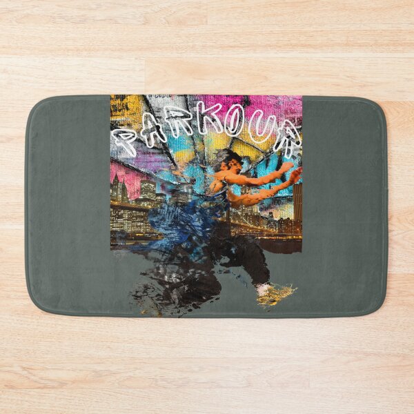 Item preview, Parkour Street Art Colorful Urban Collage designed and sold by Szpaku desart .