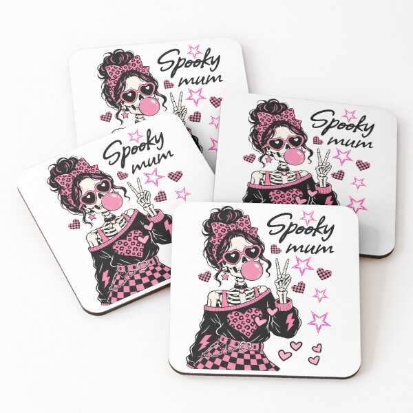 Item preview, Spooky mum - retro skeleton design  designed and sold by She - artist creations .