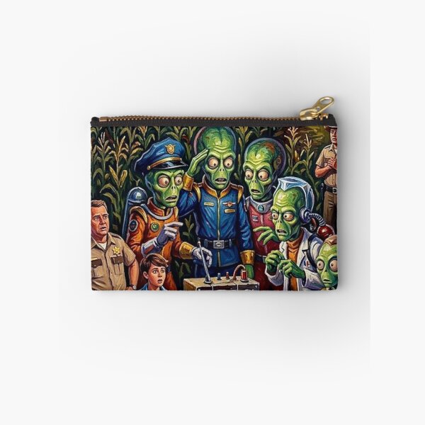Item preview, Spaced Invaders Sci-Fi Comedy Fine Art Tribute designed and sold by Art's Diner.