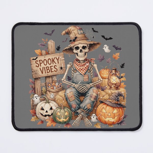Item preview, Spooky Halloween Skeleton Scarecrow designed and sold by BreezifyDesignStudio.