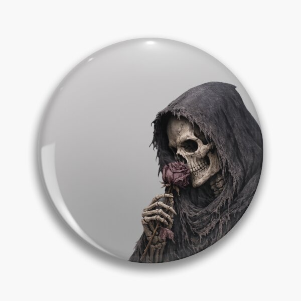 Item preview, Death smelling a dead rose - Death's day off - Halooween designed and sold by Code6Coffee.