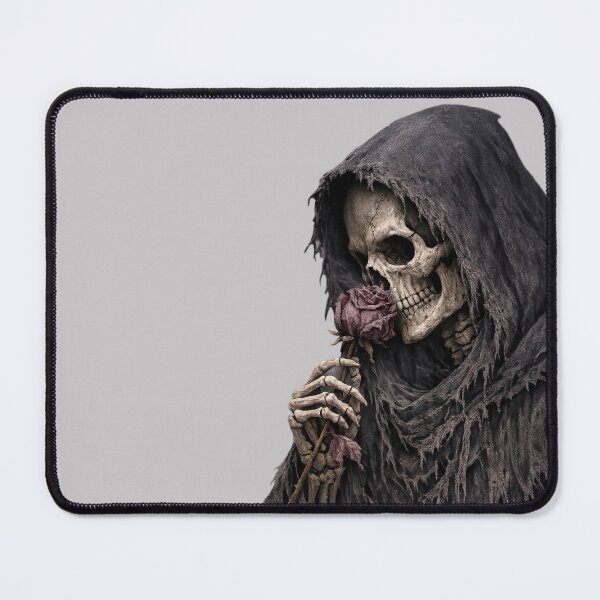 Item preview, Death smelling a dead rose - Death's day off - Halooween designed and sold by Code6Coffee.