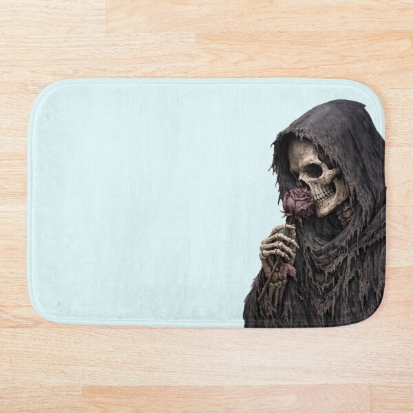 Item preview, Death smelling a dead rose - Death's day off - Halooween designed and sold by Code6Coffee.