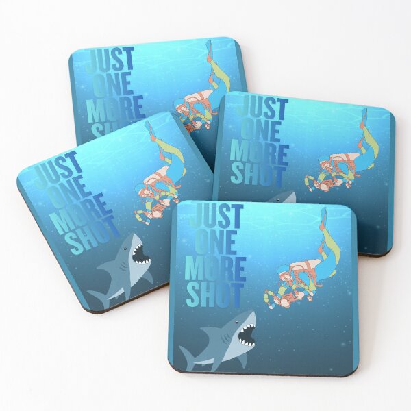Item preview, Just One More Shot Scuba Diver Shark designed and sold by Canislupus80.