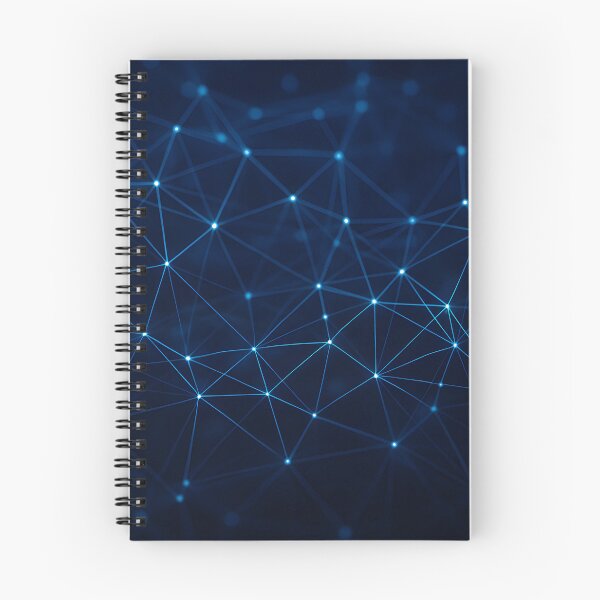 Item preview, A vibrant blue network of connected dots and lines, suggesting digital communication and data flow in an abstract, technological space designed and sold by homydesign.