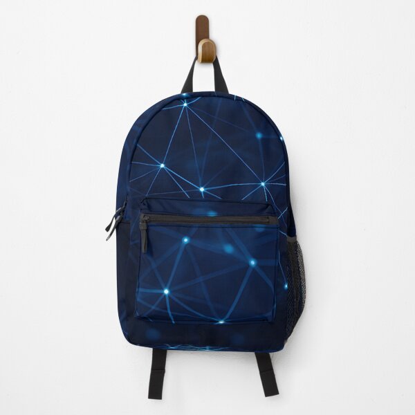Item preview, A vibrant blue network of connected dots and lines, suggesting digital communication and data flow in an abstract, technological space designed and sold by homydesign.