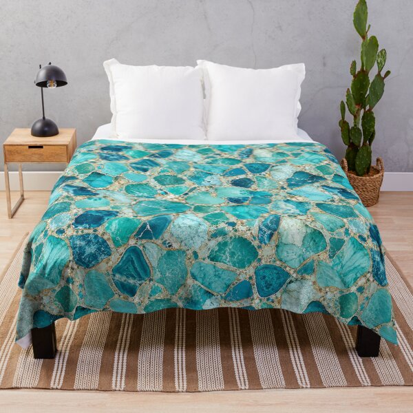 Item preview, Teal Cobblestones designed and sold by neonpersephone.