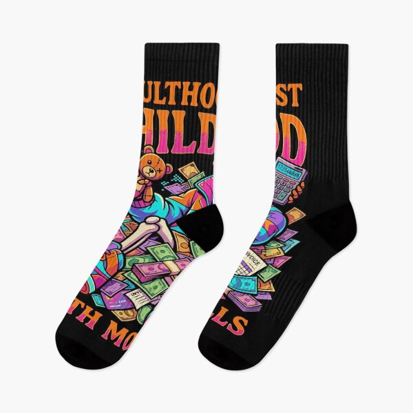 Item preview, Adulthood Is Just Childhood with More Bills – Funny Adulting Humor designed and sold by Uglyandcute.