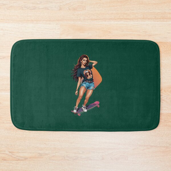Item preview, Skater Girl on longboard Premium  designed and sold by Catbudrugs.