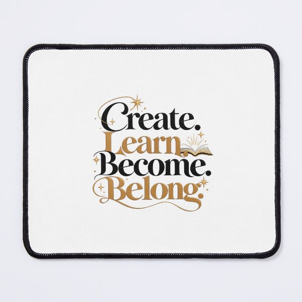 Item preview, Create. Learn. Become. Belong. | Inspirational & Personal Growth designed and sold by Solidarity & Co..
