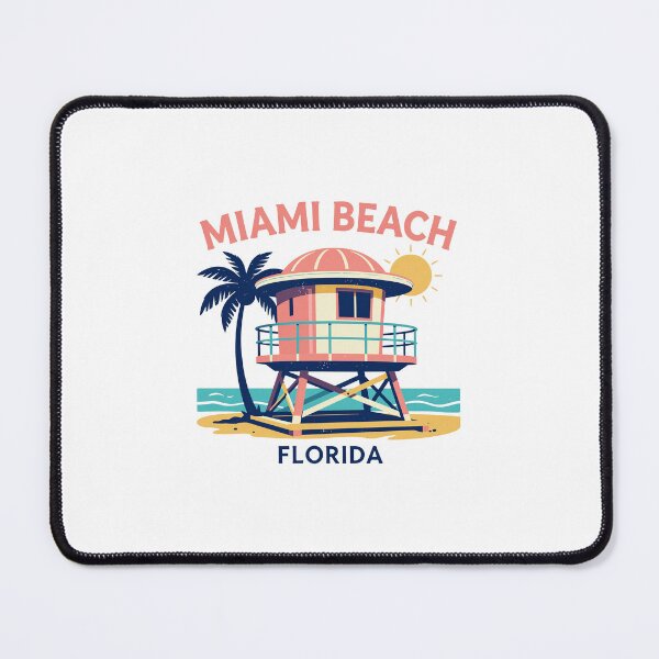 Item preview, Miami Beach Florida Vintage Lifeguard Tower designed and sold by MaxLevelTailor.