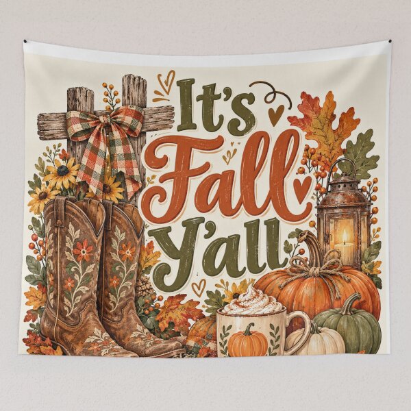 Item preview, It’s Fall Y’all – Southern Autumn Pumpkin Design designed and sold by Searching ideas.