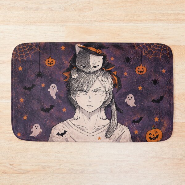 Item preview, Haruka Sakura Halloween Fan Art | Wind Breaker Anime & Witch Cat Illustration designed and sold by Aniwhisper240.