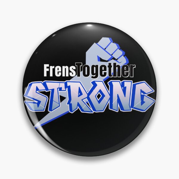 Item preview, Frens Together Strong Crypto Blue Vector Graphic designed and sold by AXENT Designs.