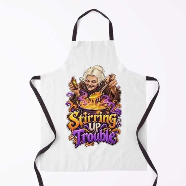 Item preview, Witch Brewing a Potion — Stirring Up Trouble designed and sold by Mystik-Media.