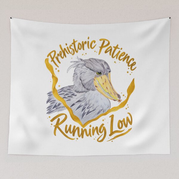 Item preview, Shoebill Stork – Prehistoric Patience Running Low designed and sold by newsuept25.art.