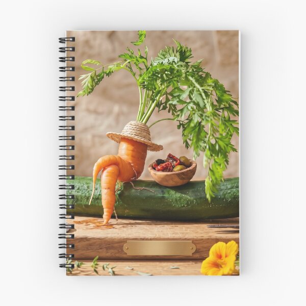 Item preview, Relaxing Carrot Gardener – Funny Vegetable Art designed and sold by Lafena.