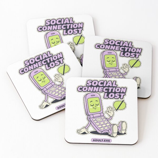 Item preview, Social Connection Lost Introvert Flip Phone designed and sold by ToonFusionTeeS.