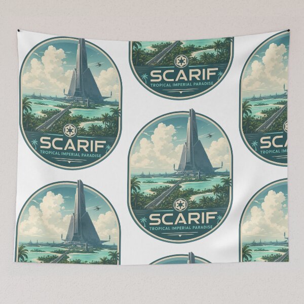 Item preview, Scarif Travel Nature Landscape designed and sold by AstroTransit Co..