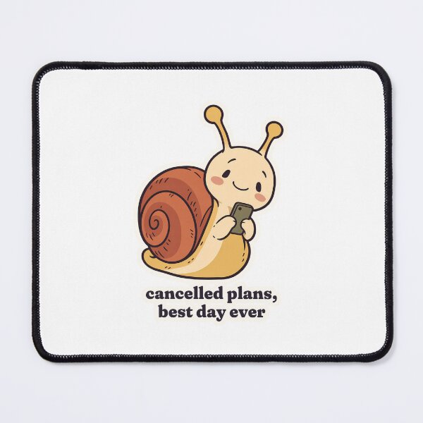 Item preview, Introvert Snail Cancelled Plans Best Day Ever designed and sold by OuqCreations.