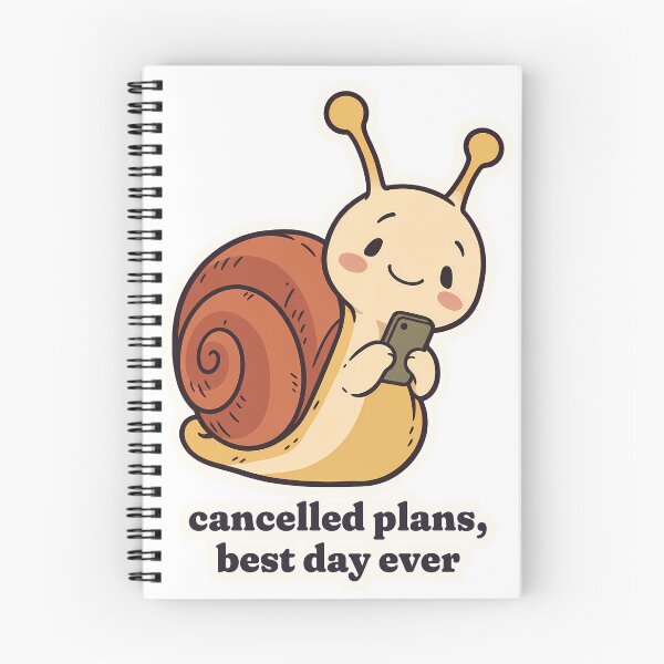 Item preview, Introvert Snail Cancelled Plans Best Day Ever designed and sold by OuqCreations.