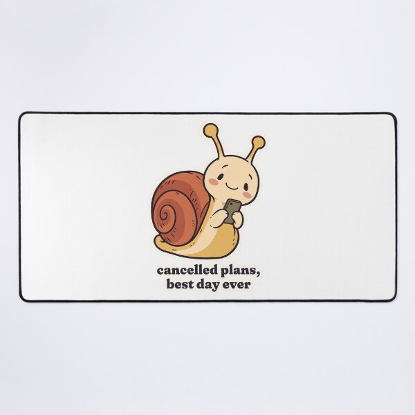 Item preview, Introvert Snail Cancelled Plans Best Day Ever designed and sold by OuqCreations.