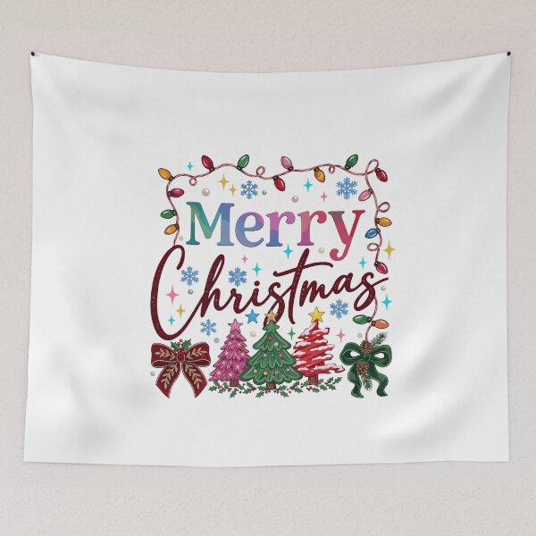 Aperçu de l'œuvre Merry Christmas Kids Hand Drawn Festive Doodles Crayon Art créée et vendue par JOSUQ.