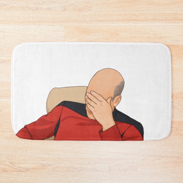 Item preview, Captain Picard Facepalm designed and sold by Ctrl+AltGalaxy.
