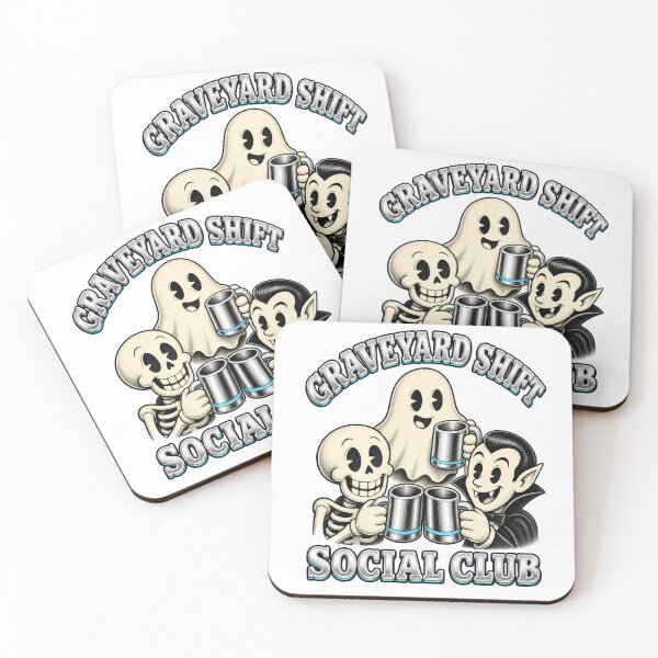 Item preview, Graveyard Shift Social Club Coffee Crew designed and sold by ToonFusionTeeS.