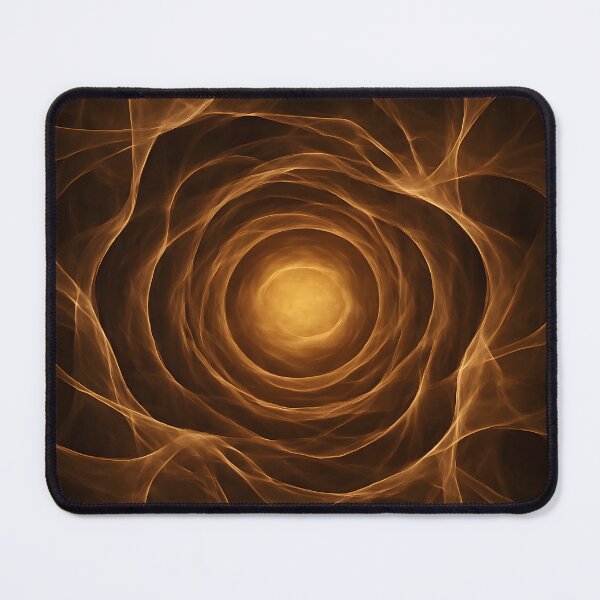 Item preview, Golden glowing abstract vortex of swirling smoke or energy designed and sold by homydesign.
