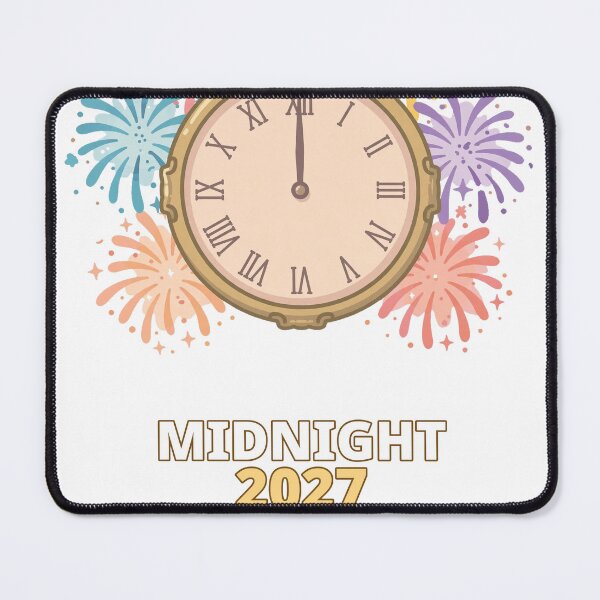 Item preview, Midnight 2027 New Year Countdown Clock designed and sold by ThreeFlyingAces.
