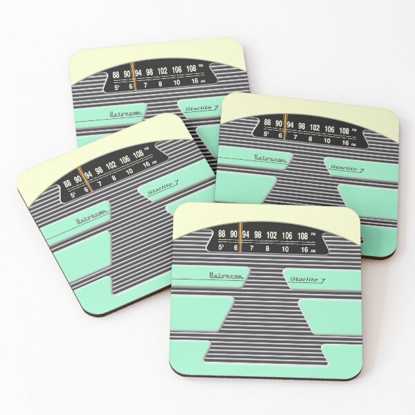 Item preview, Transistor Radio - Starlite 7 in Surf & Creme designed and sold by ubiquitoid.