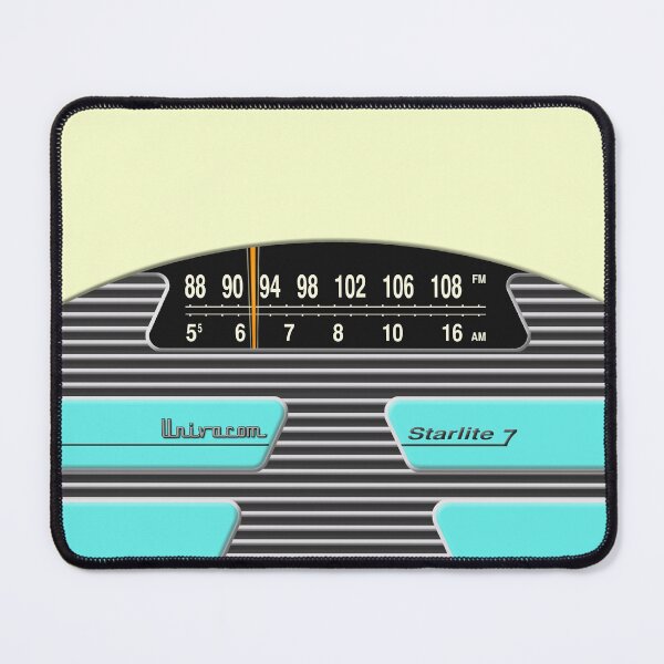 Item preview, Transistor Radio - Starlite 7 in Blue & Creme designed and sold by ubiquitoid.