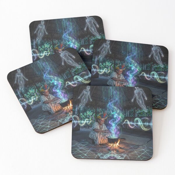 Item preview, Medicine Snake — Soul Healing · Unique Spiritual Art designed and sold by RoninGangStudio.