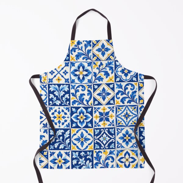 Item preview, Azulejo Patchwork – Blue & Yellow designed and sold by lbl-shop.